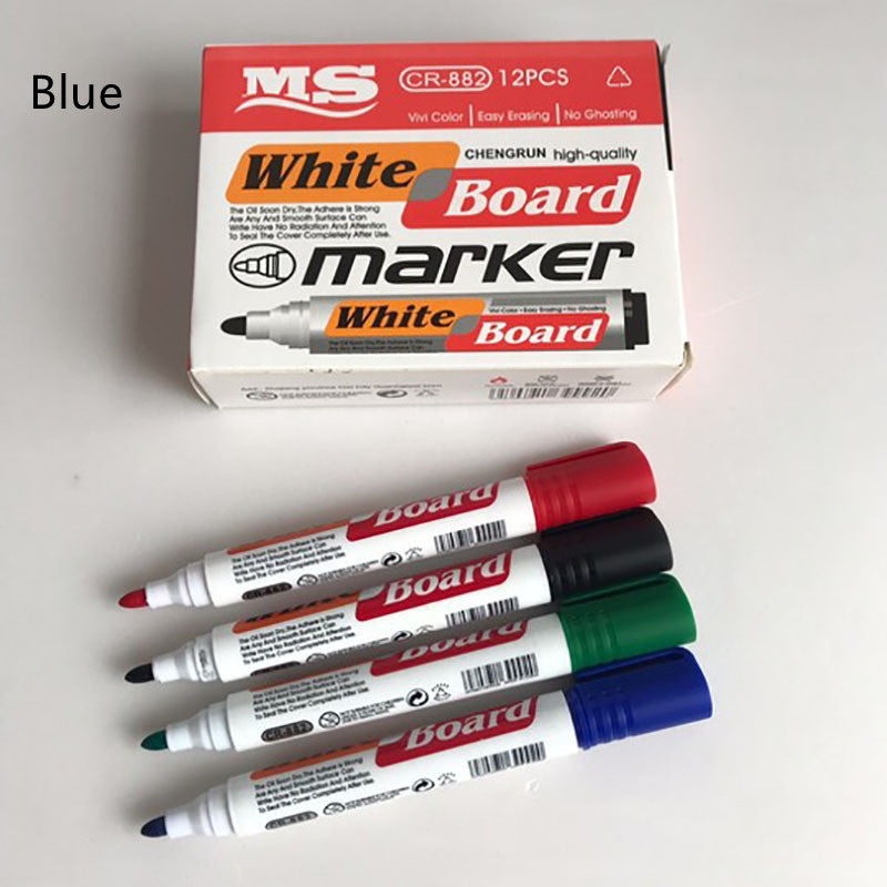 Office Multi-color Markers, Quick-drying Marking Oily Big Pen