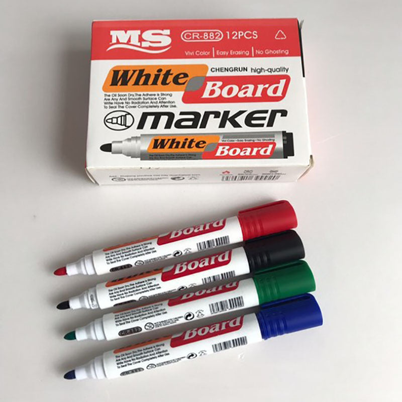 Office Multi-color Markers, Quick-drying Marking Oily Big Pen