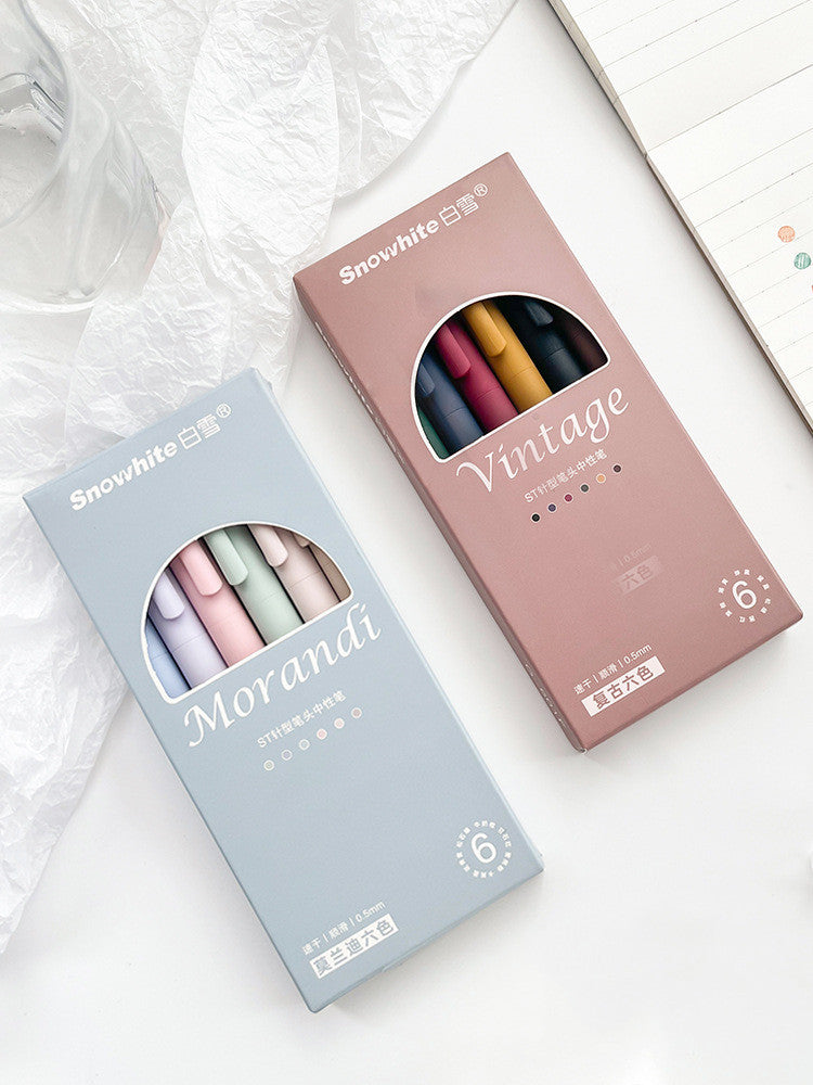 Morandi Color Gel Set Color Rotation Graffiti Markers